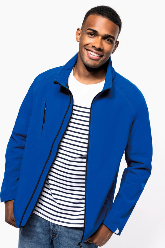 Veste softshell à capuche amovible homme - La-broderie