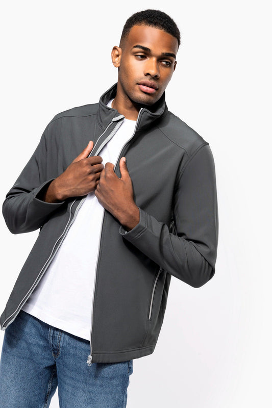 Veste Softshell 2 couches homme - La-broderie