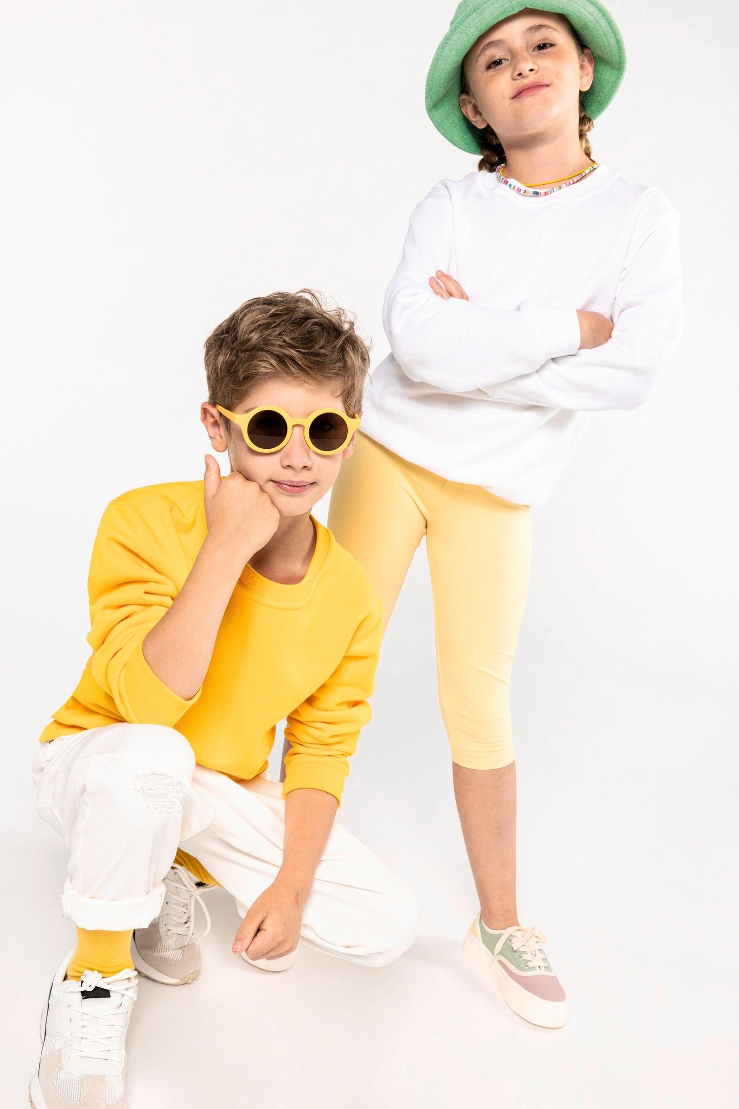 Sweat-shirt col rond enfant - La-broderie