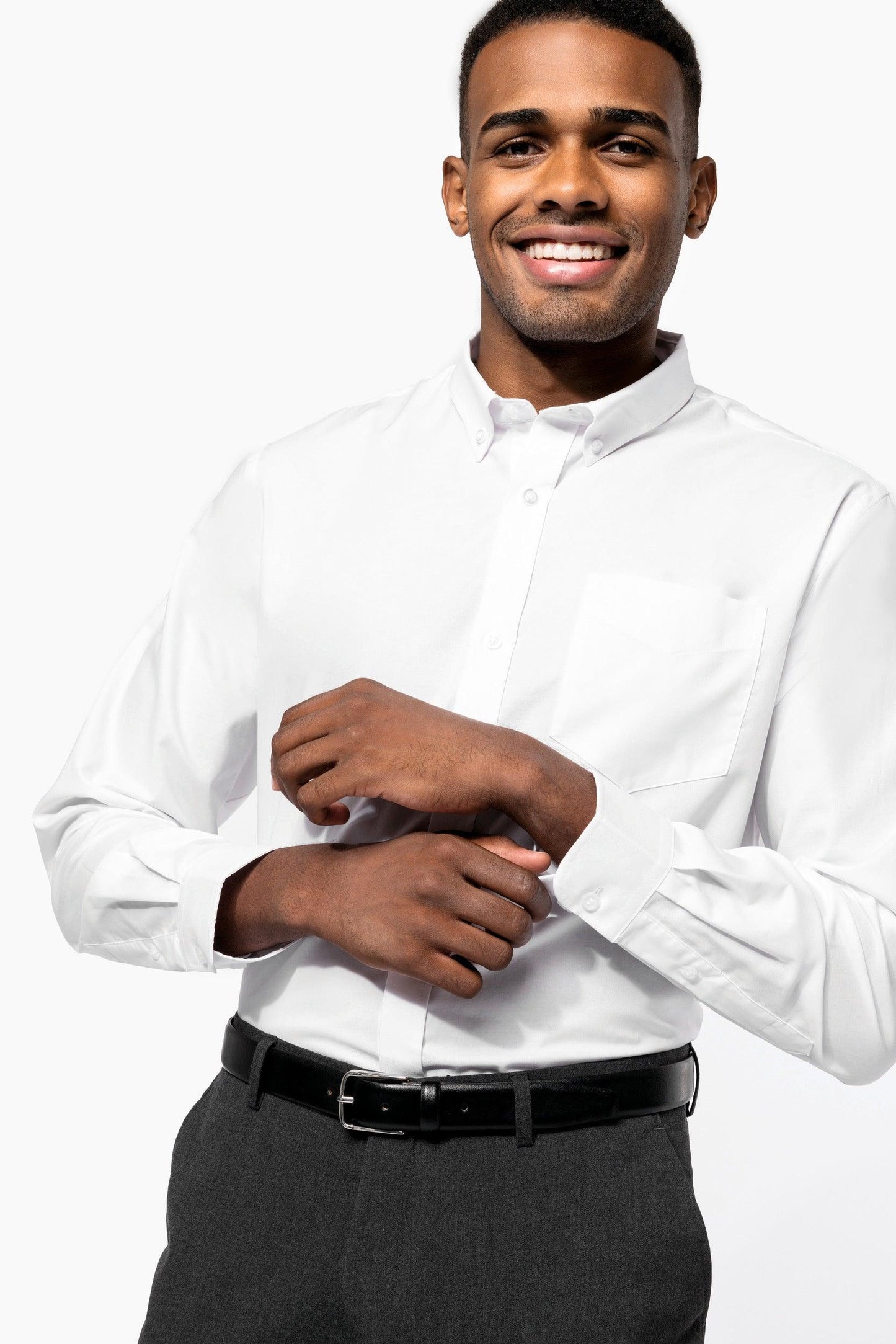 Chemise Oxford manches longues - La-broderie