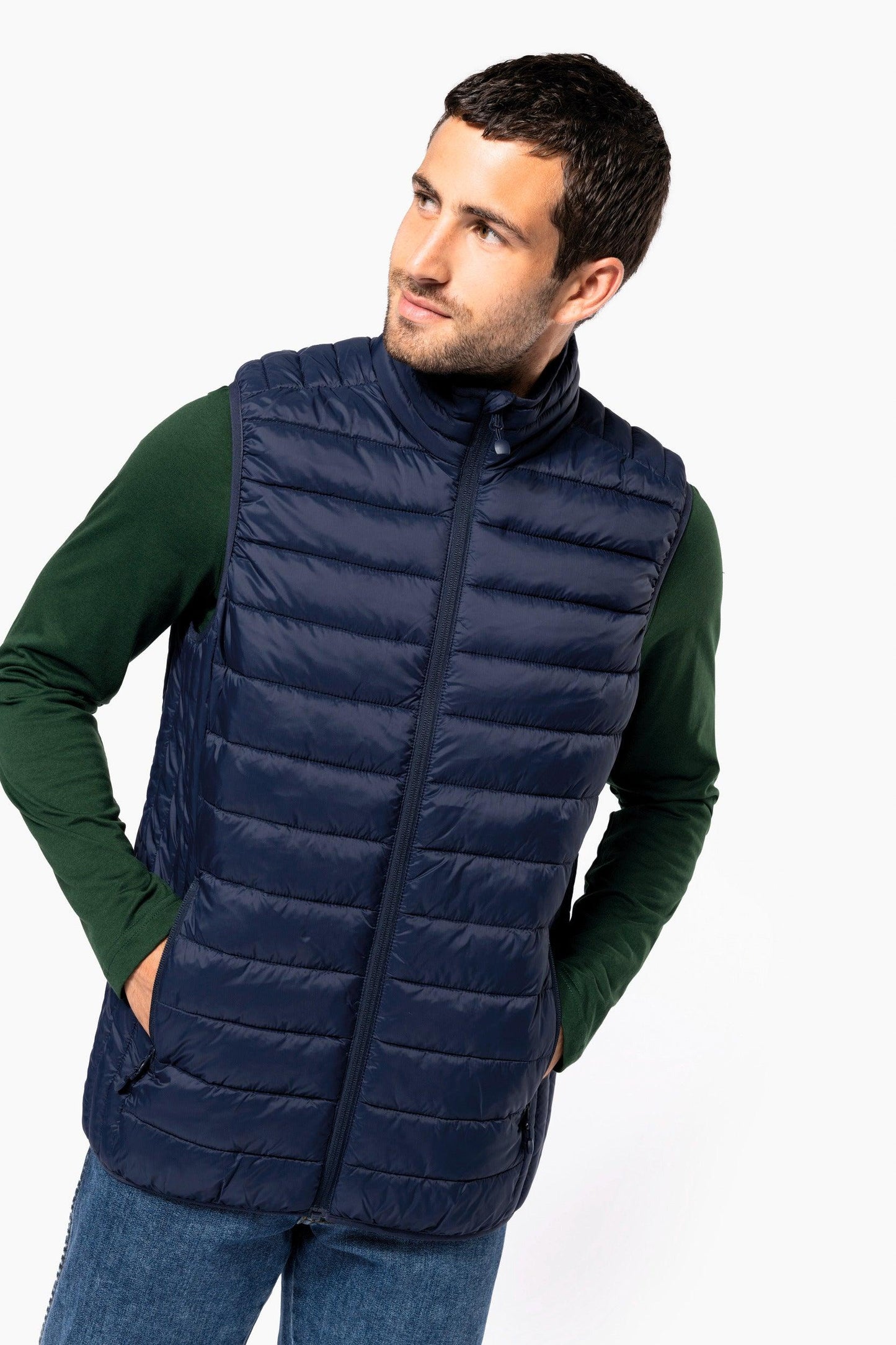 Doudoune légère sans manches homme - La-broderie