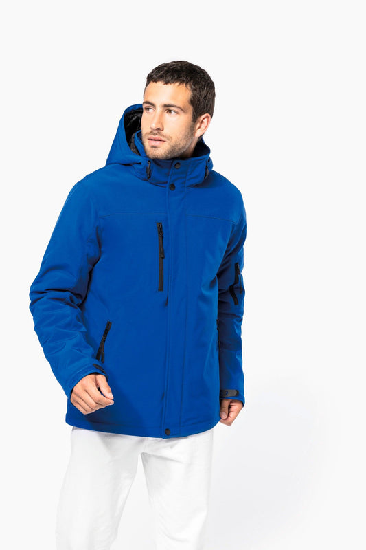 Parka softshell doublée capuche homme - La-broderie