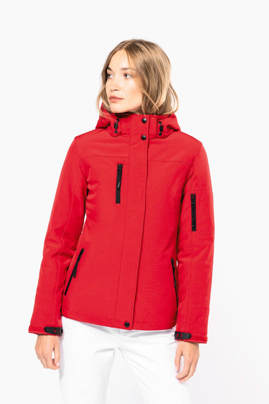 Parka softshell doublée capuche femme - La-broderie