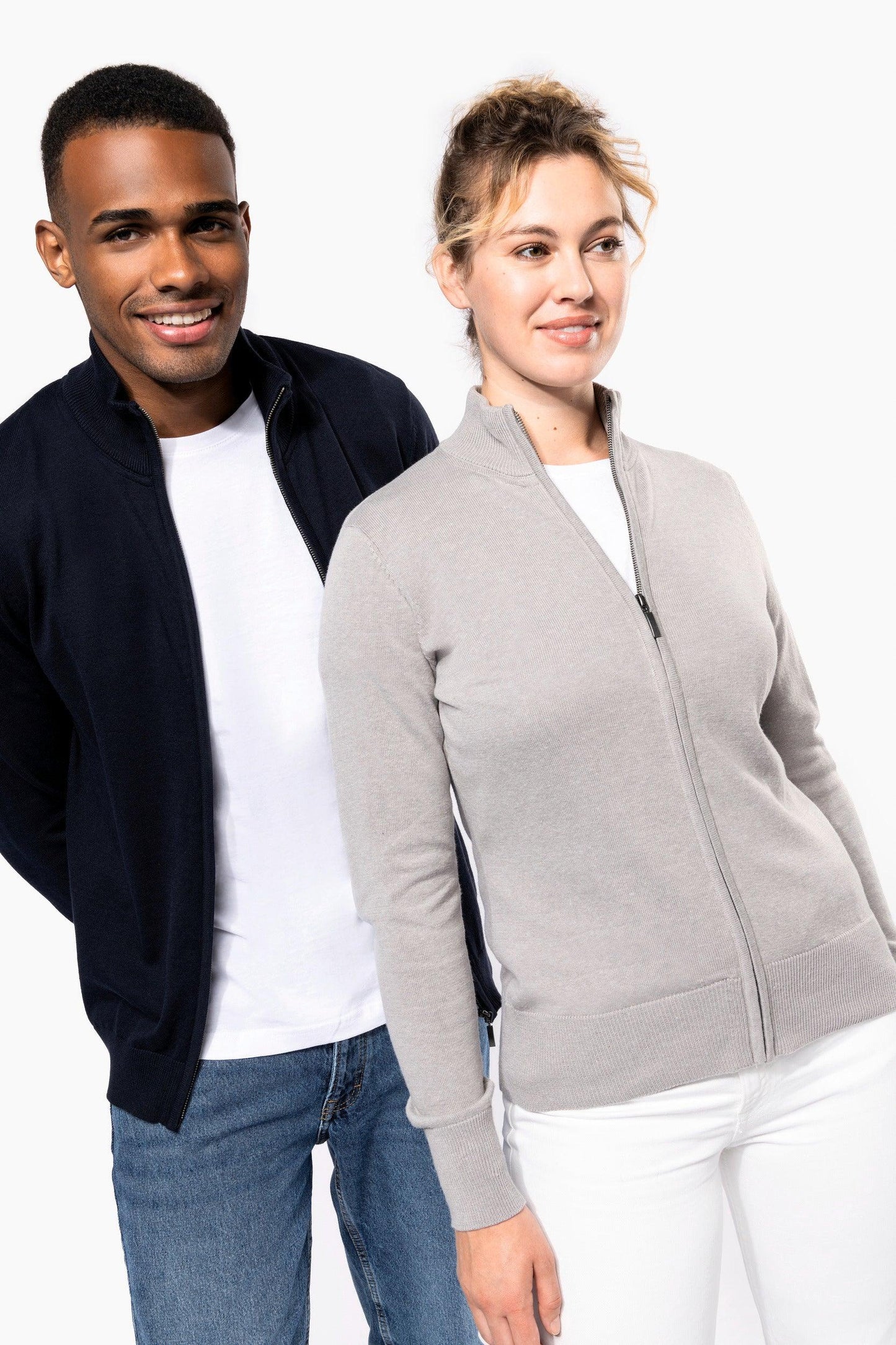 Cardigan zippé femme - La-broderie