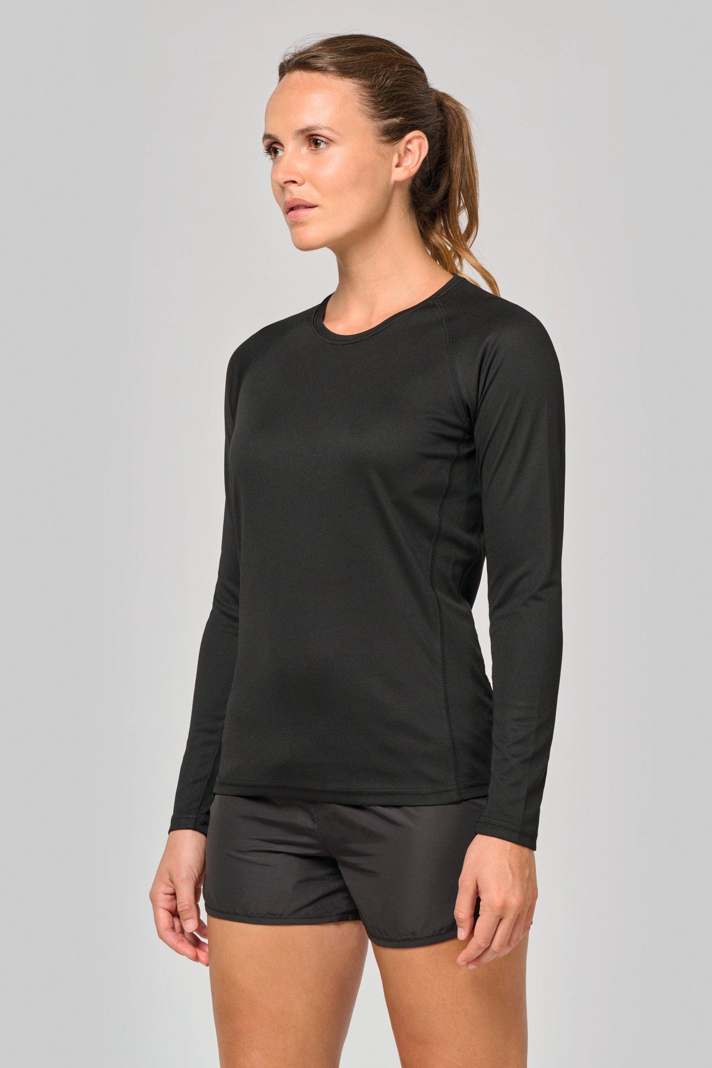 T-shirt de sport manches longues femme - La-broderie
