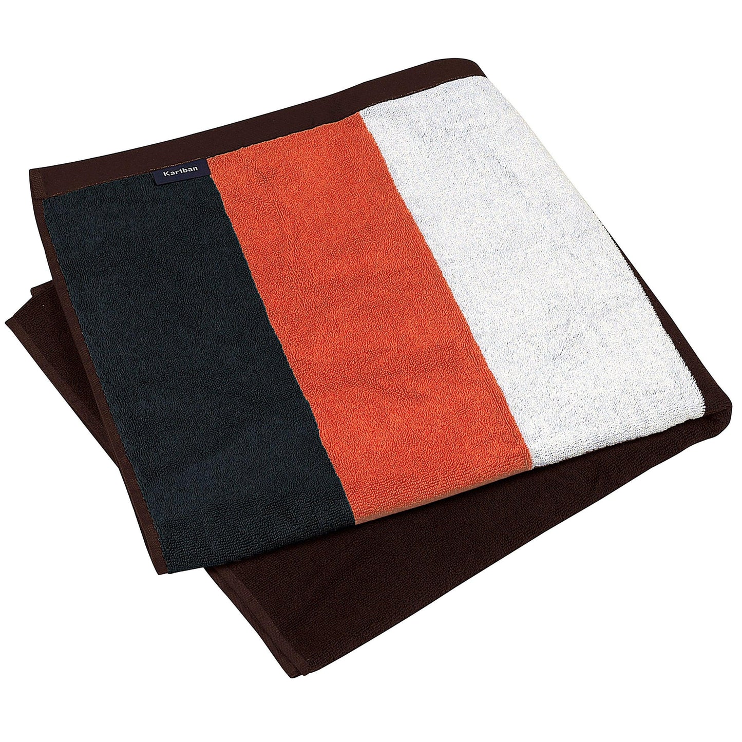 Drap de plage rayé - La-broderie