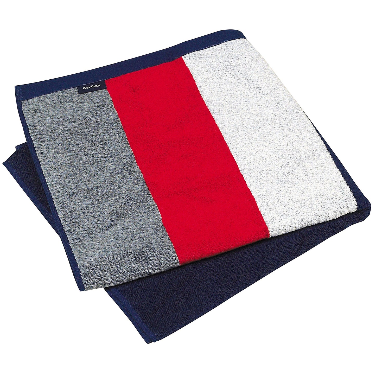 Drap de plage rayé - La-broderie