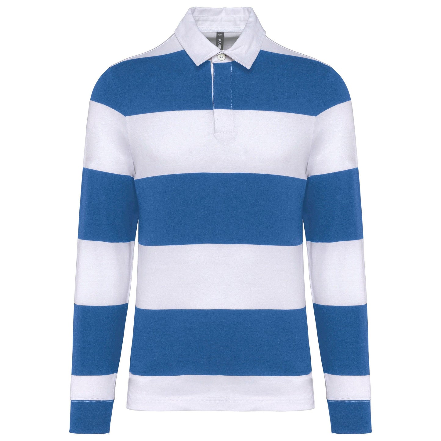 Polo rugby rayé manches longues unisexe - La-broderie