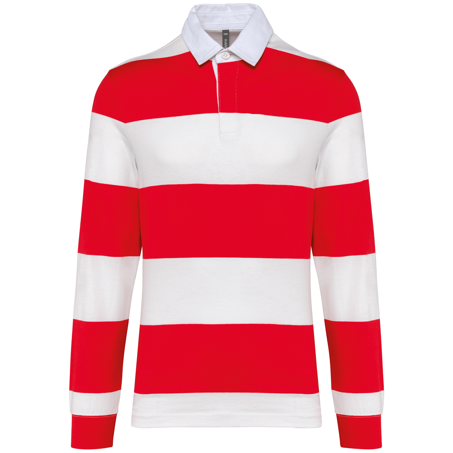 Polo rugby rayé manches longues unisexe - La-broderie