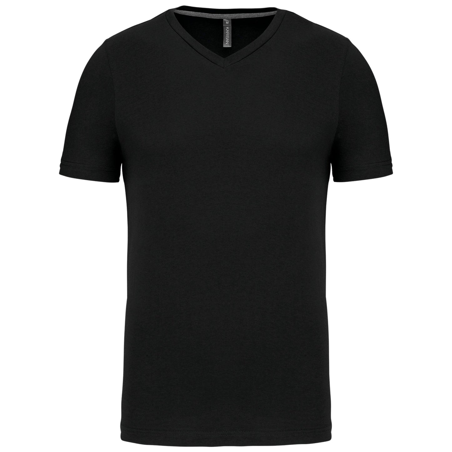 T-shirt col V manches courtes homme - La-broderie