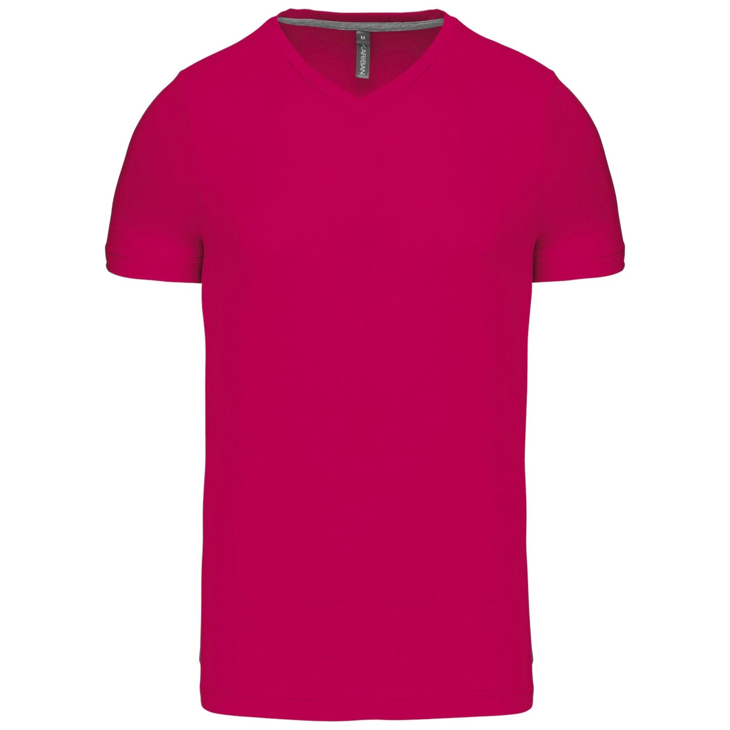 T-shirt col V manches courtes homme - La-broderie