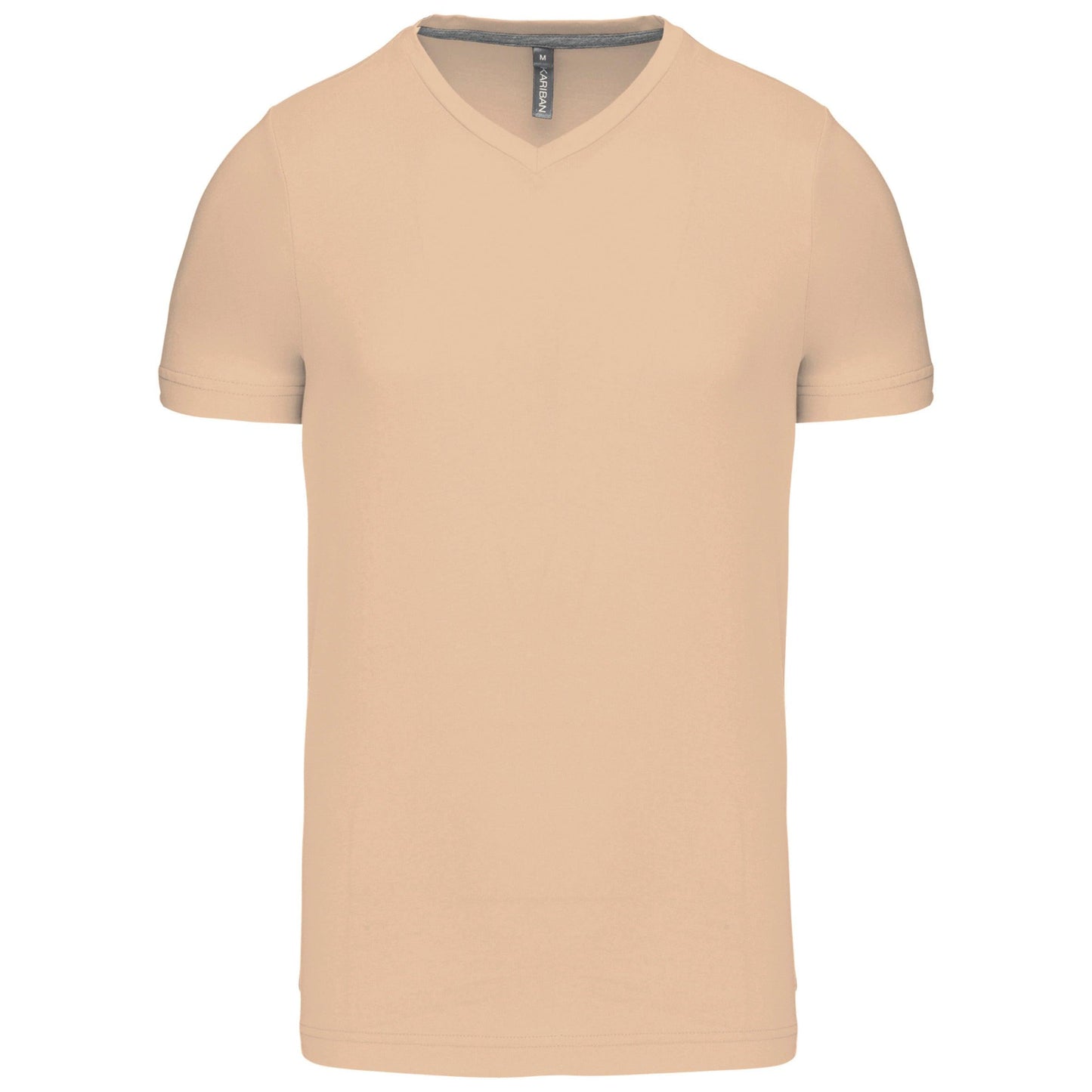 T-shirt col V manches courtes homme - La-broderie