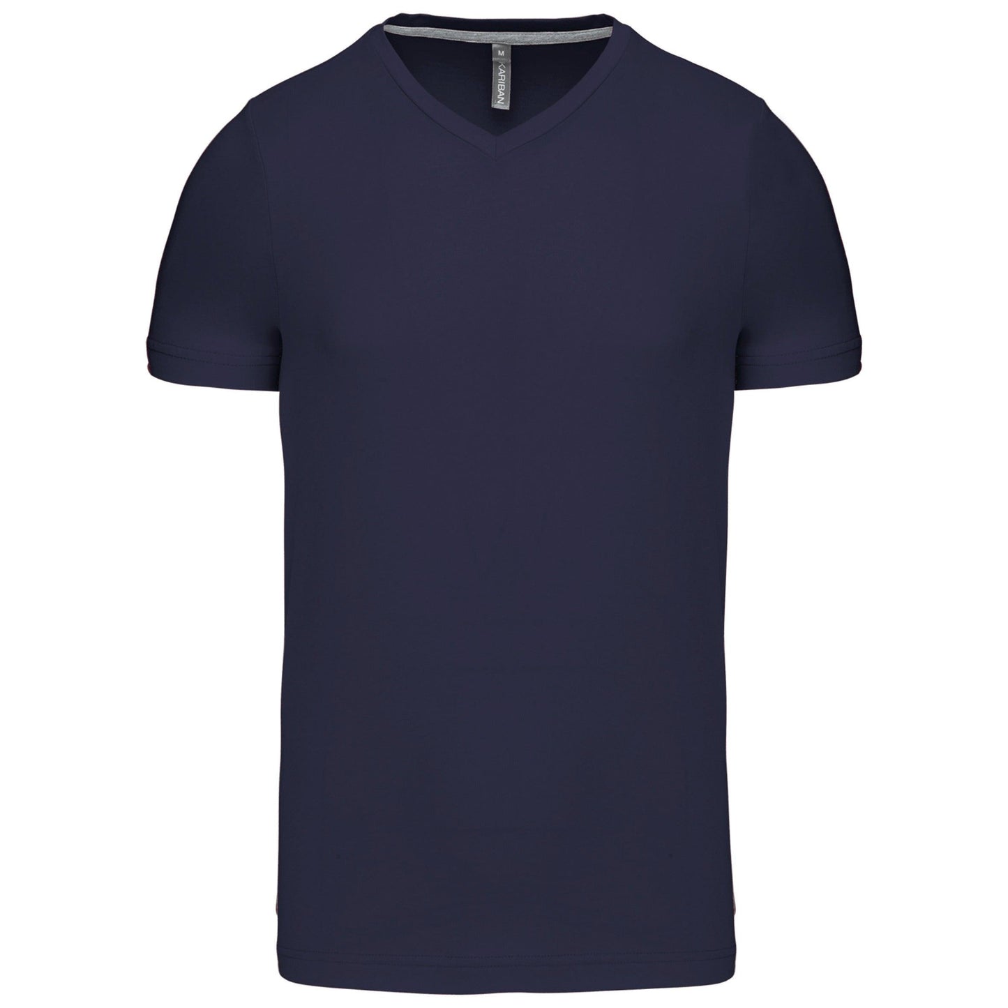 T-shirt col V manches courtes homme - La-broderie