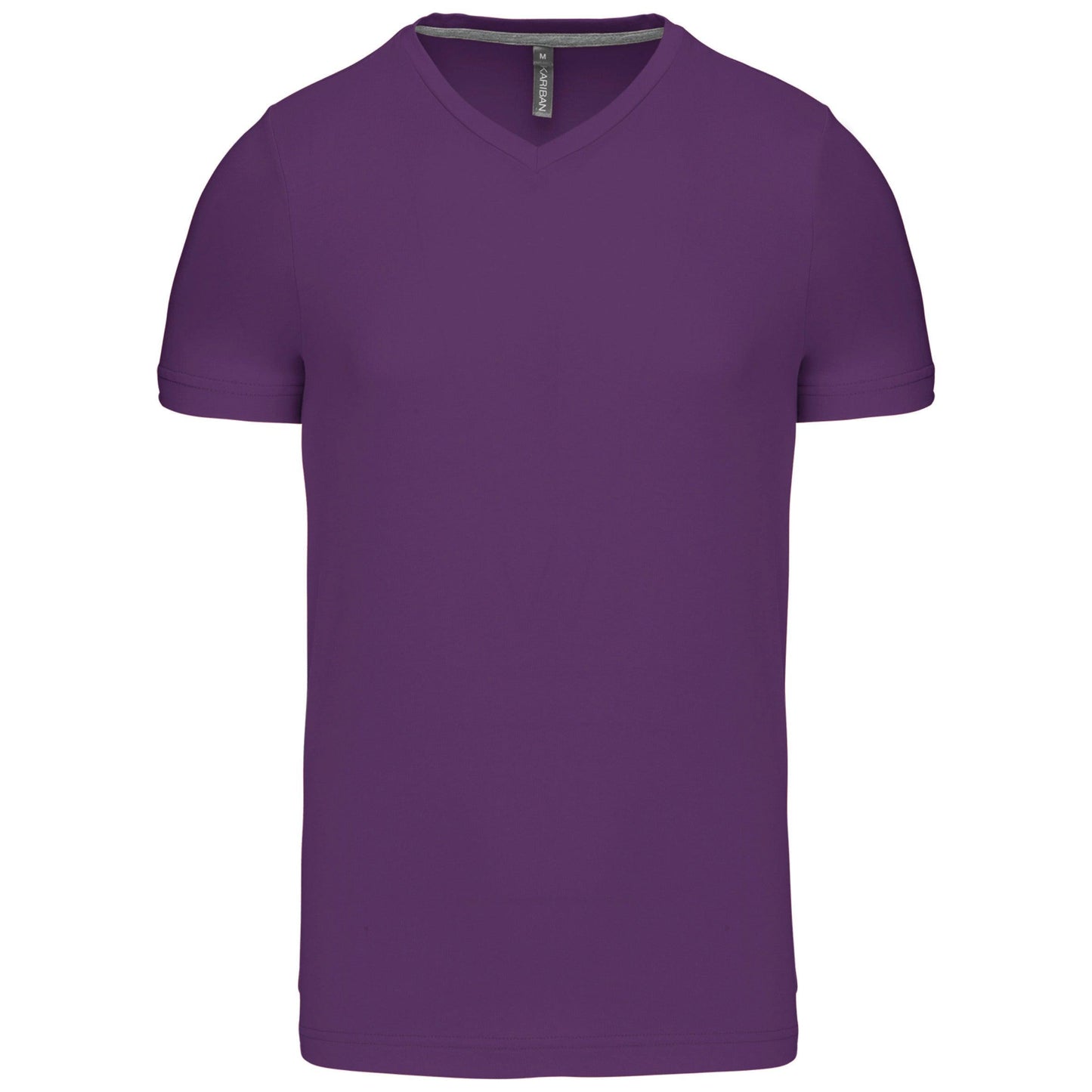 T-shirt col V manches courtes homme - La-broderie