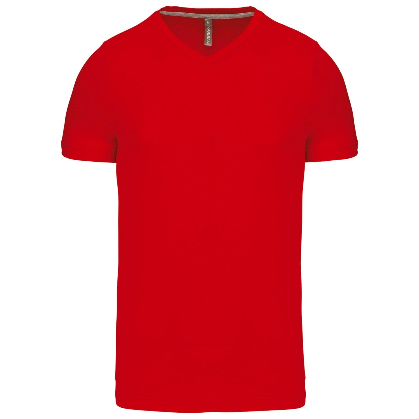 T-shirt col V manches courtes homme - La-broderie