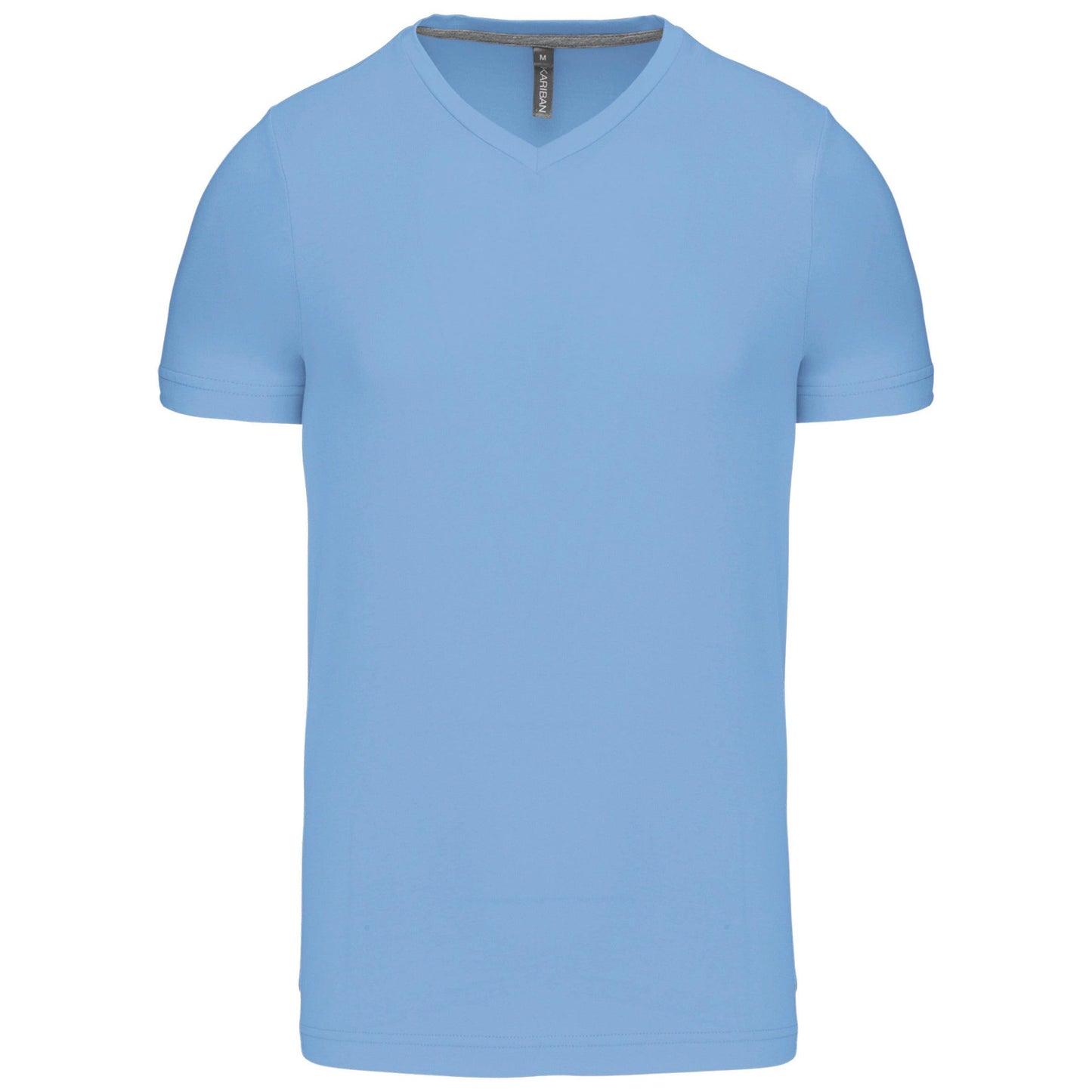 T-shirt col V manches courtes homme - La-broderie