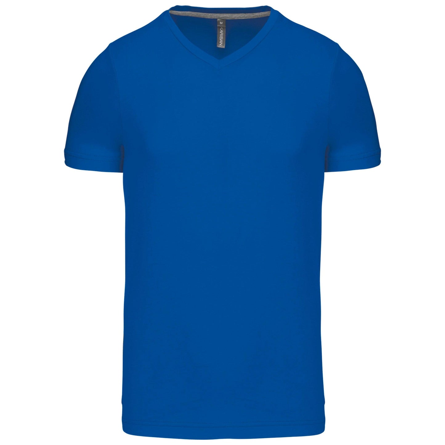 T-shirt col V manches courtes homme - La-broderie