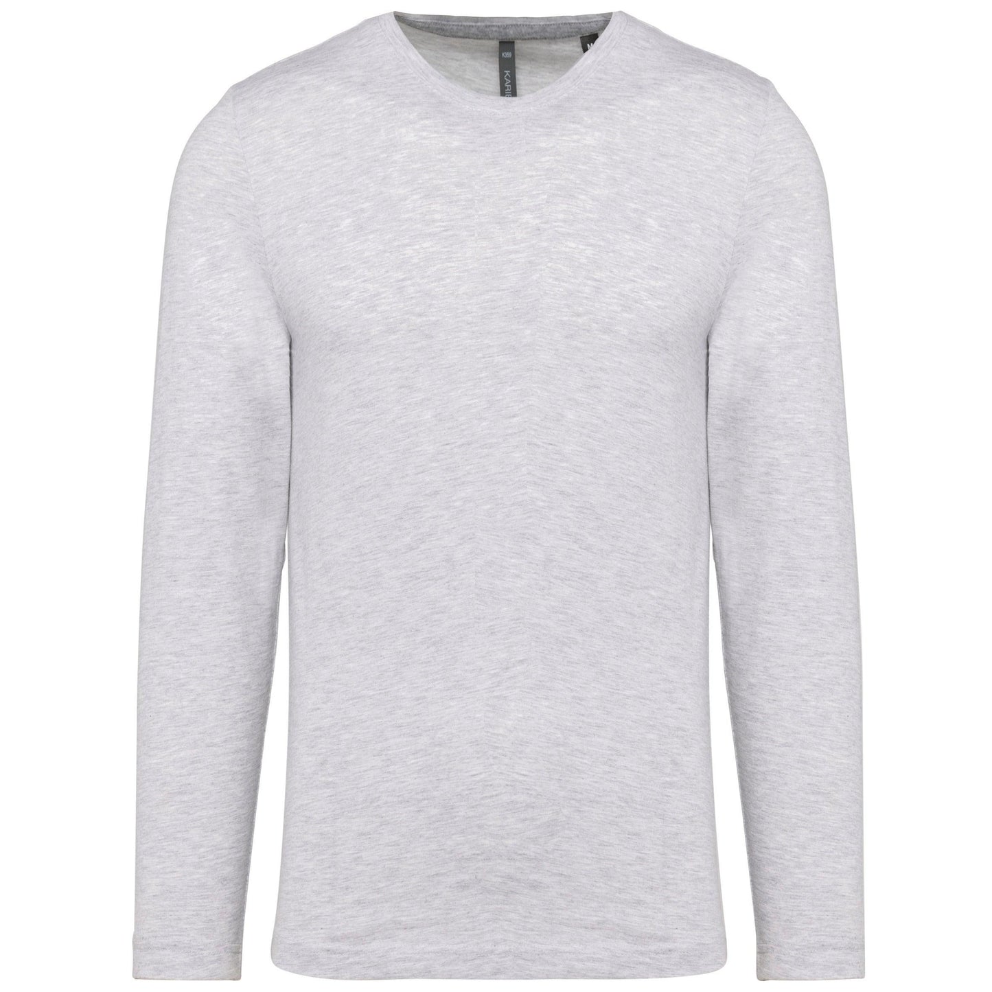 T-shirt col rond manches longues homme - La-broderie