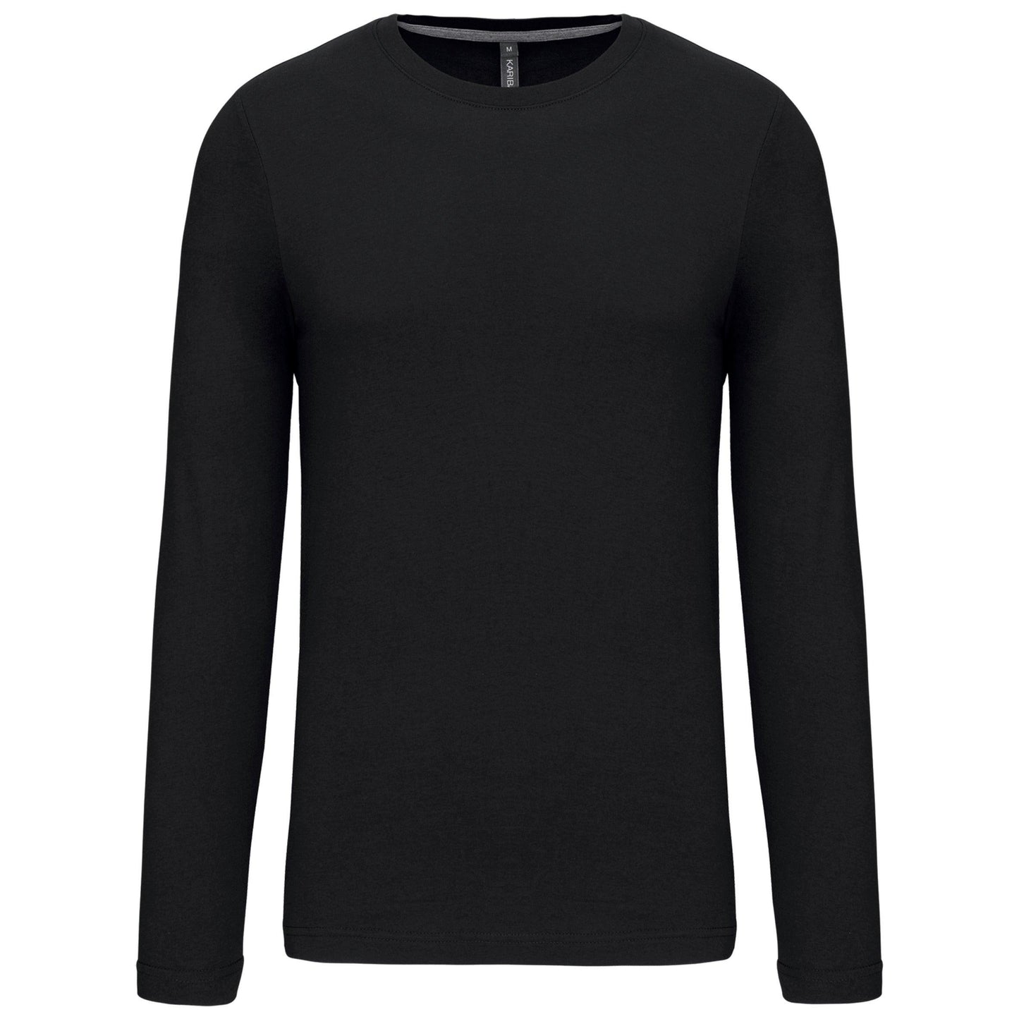 T-shirt col rond manches longues homme - La-broderie