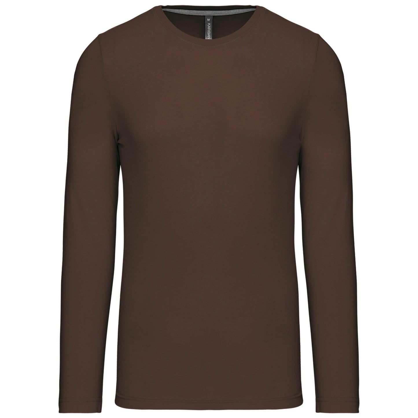 T-shirt col rond manches longues homme - La-broderie