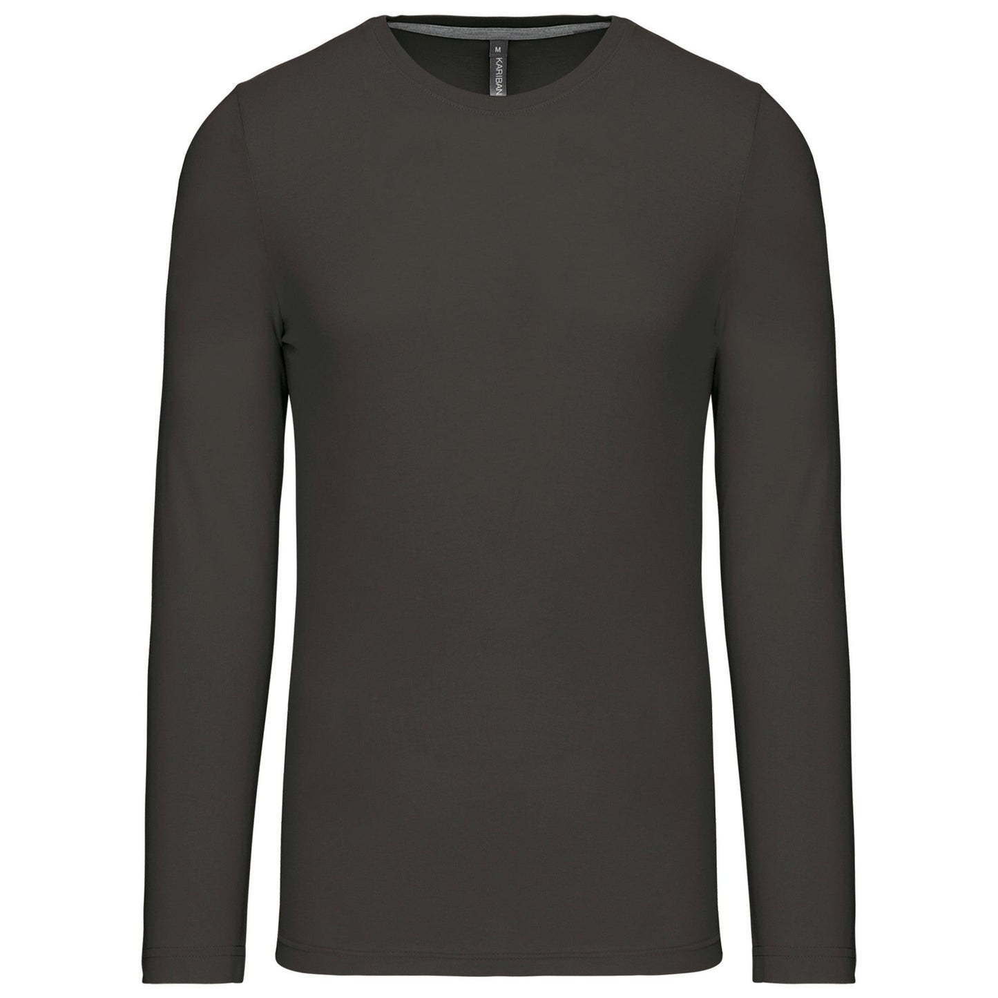 T-shirt col rond manches longues homme - La-broderie