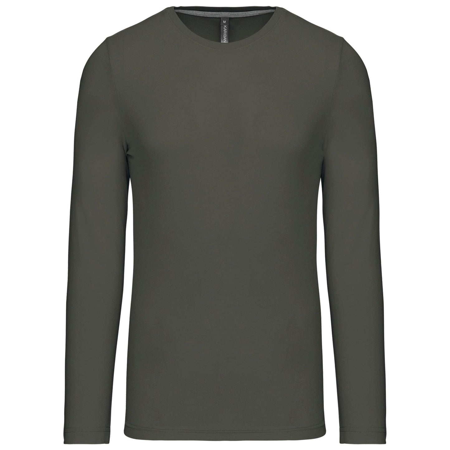 T-shirt col rond manches longues homme - La-broderie