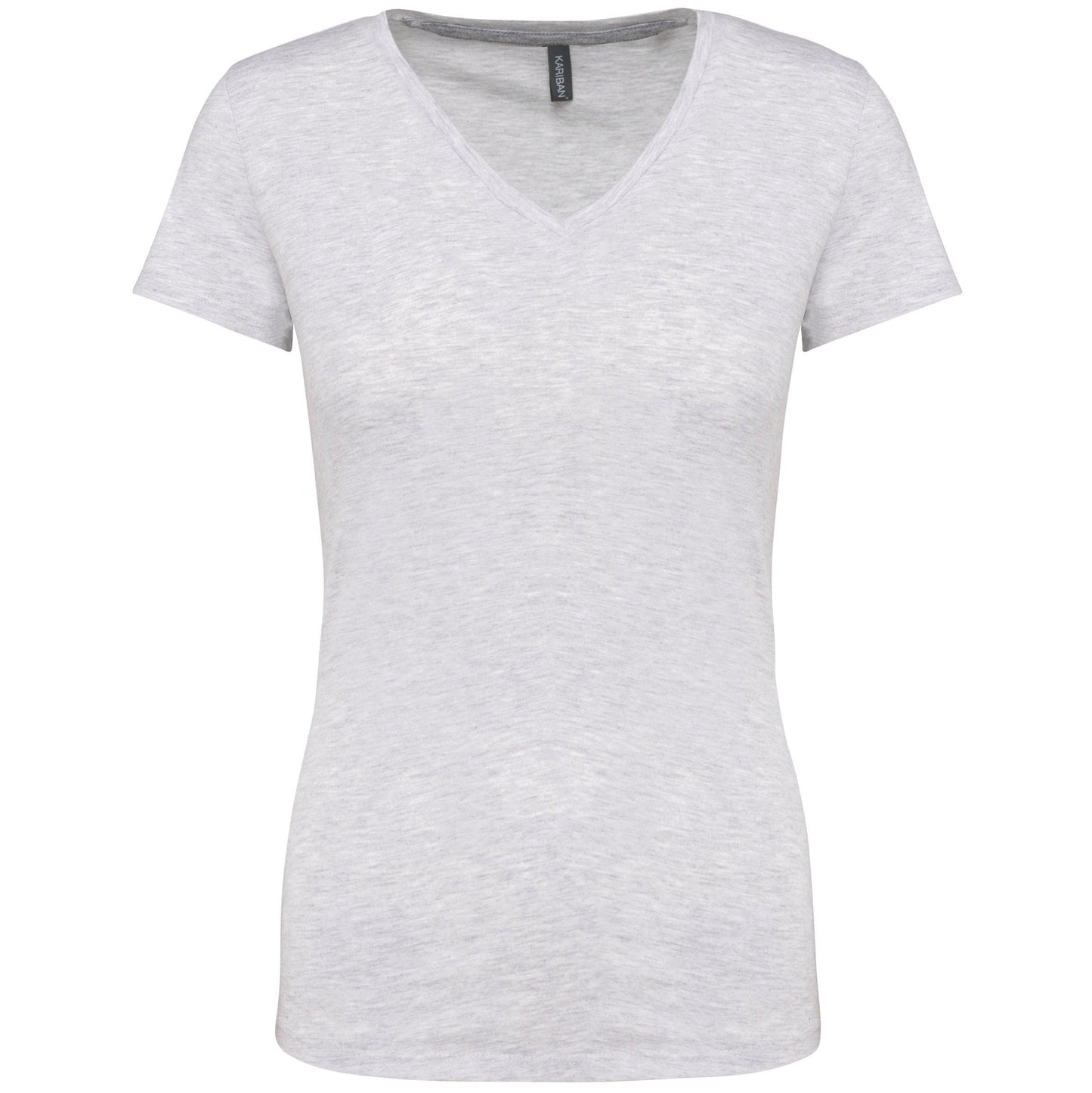 T-shirt col V manches courtes femme - La-broderie