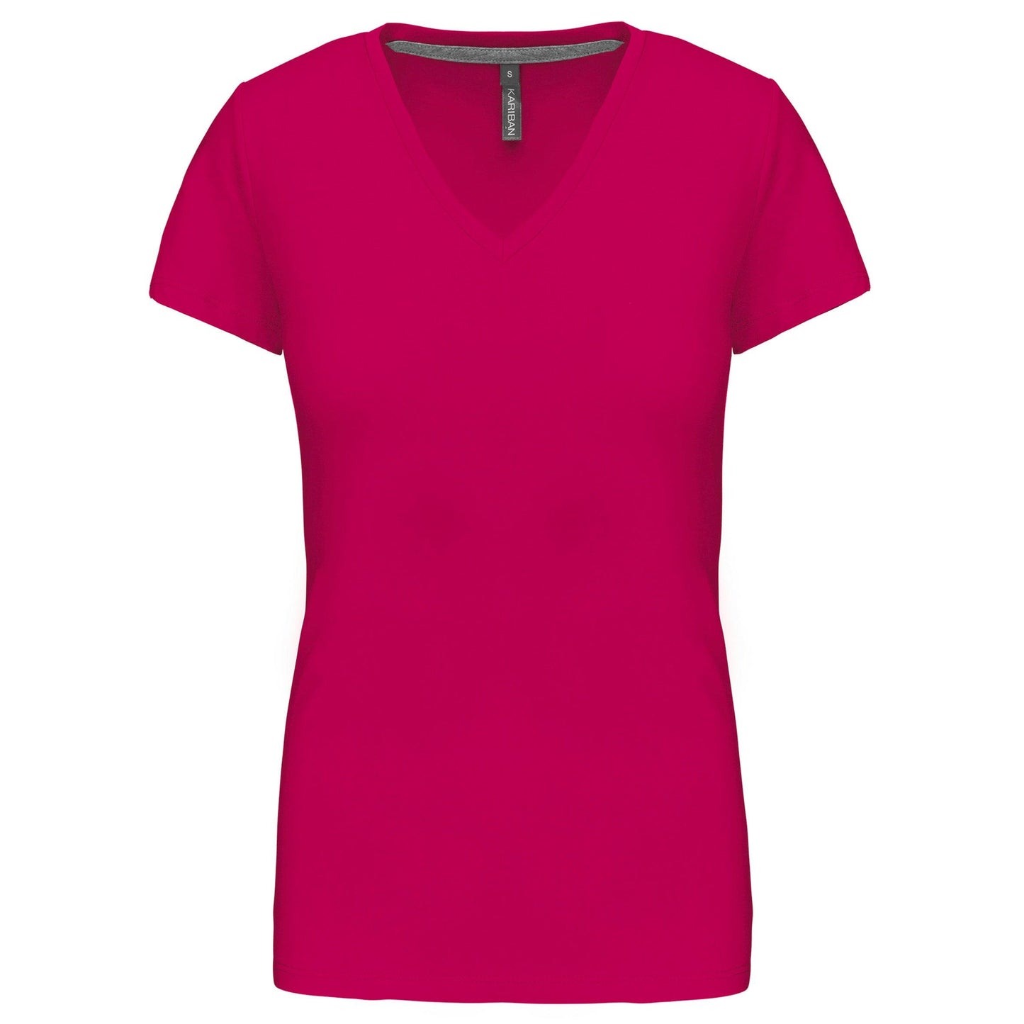 T-shirt col V manches courtes femme - La-broderie