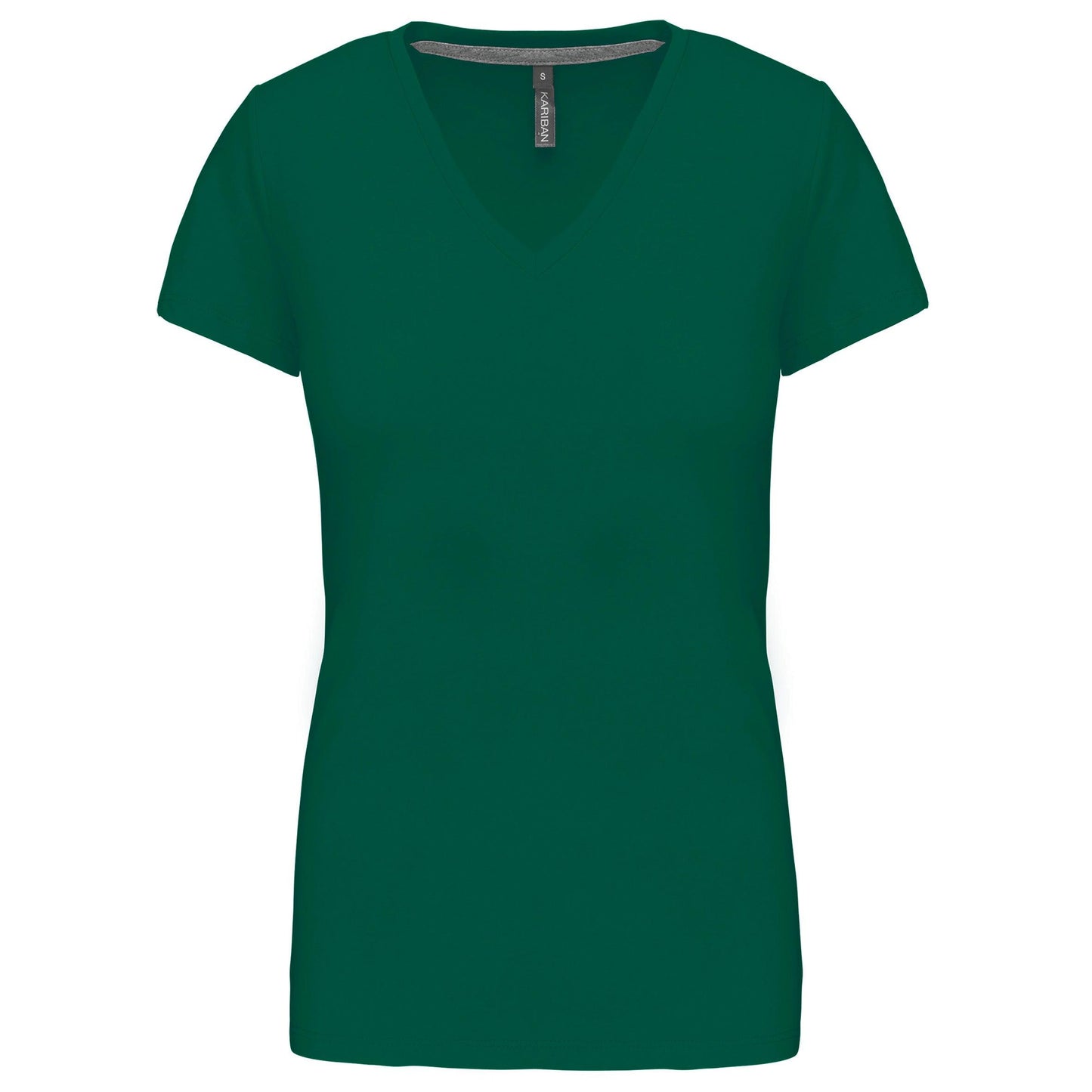 T-shirt col V manches courtes femme - La-broderie