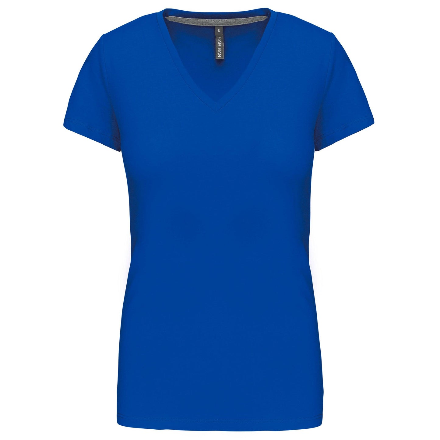 T-shirt col V manches courtes femme - La-broderie