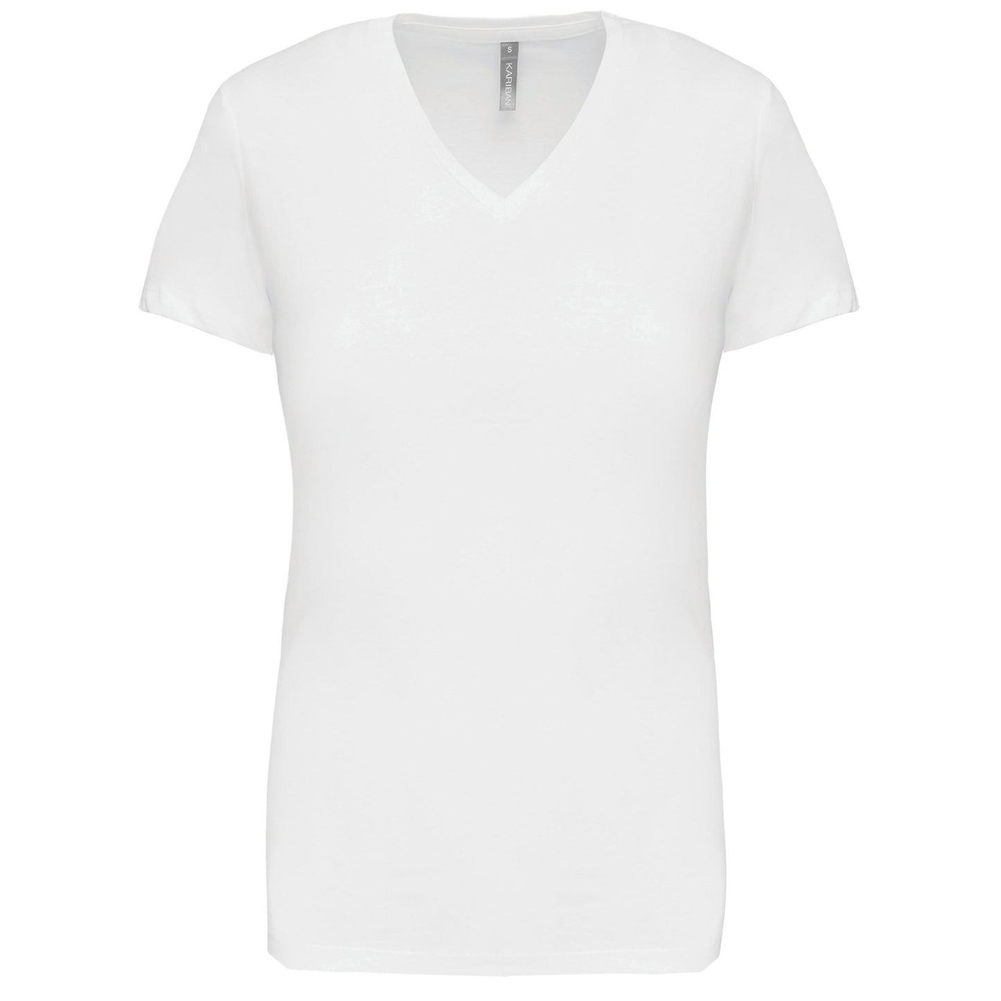 T-shirt col V manches courtes femme - La-broderie