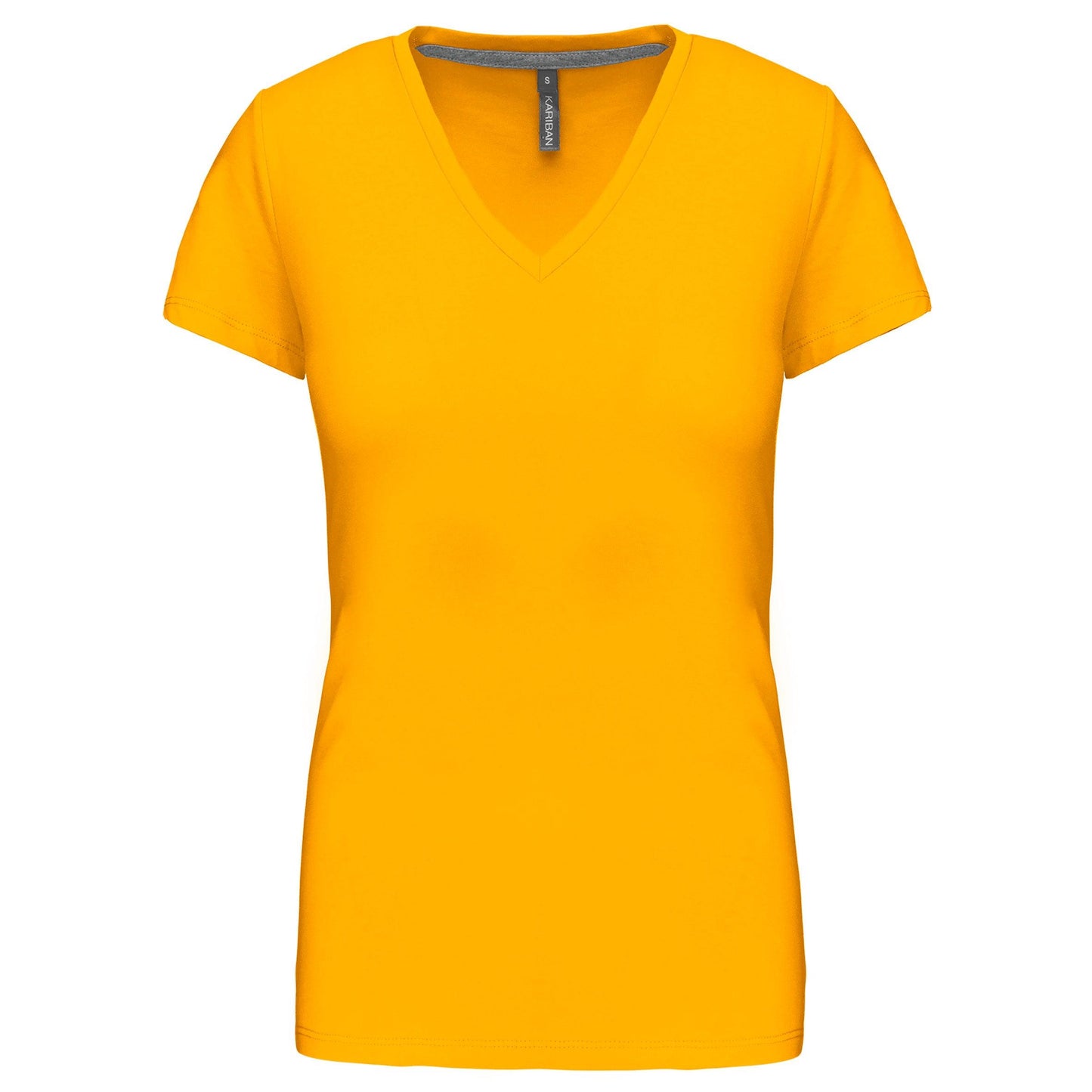T-shirt col V manches courtes femme - La-broderie