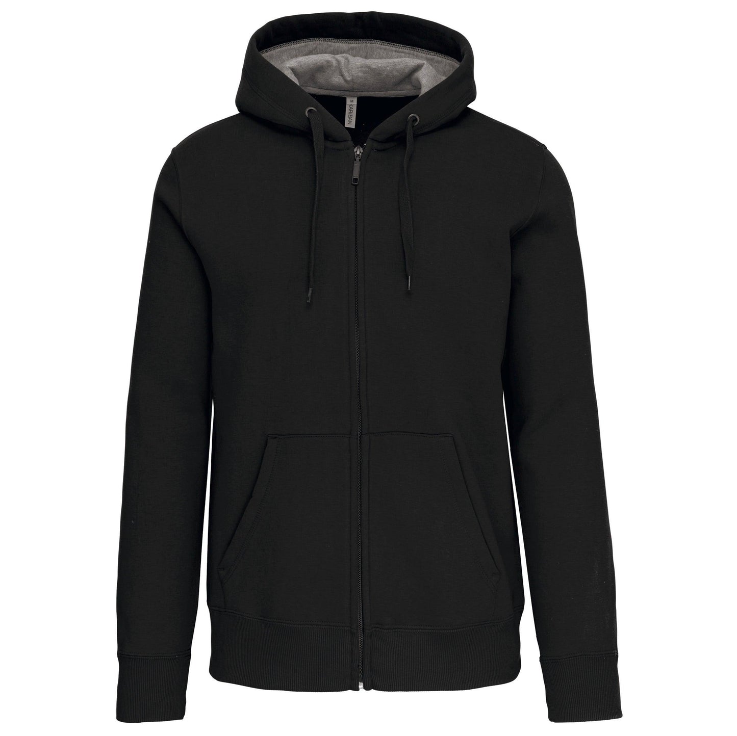 Sweat-shirt zippé capuche unisexe - La-broderie