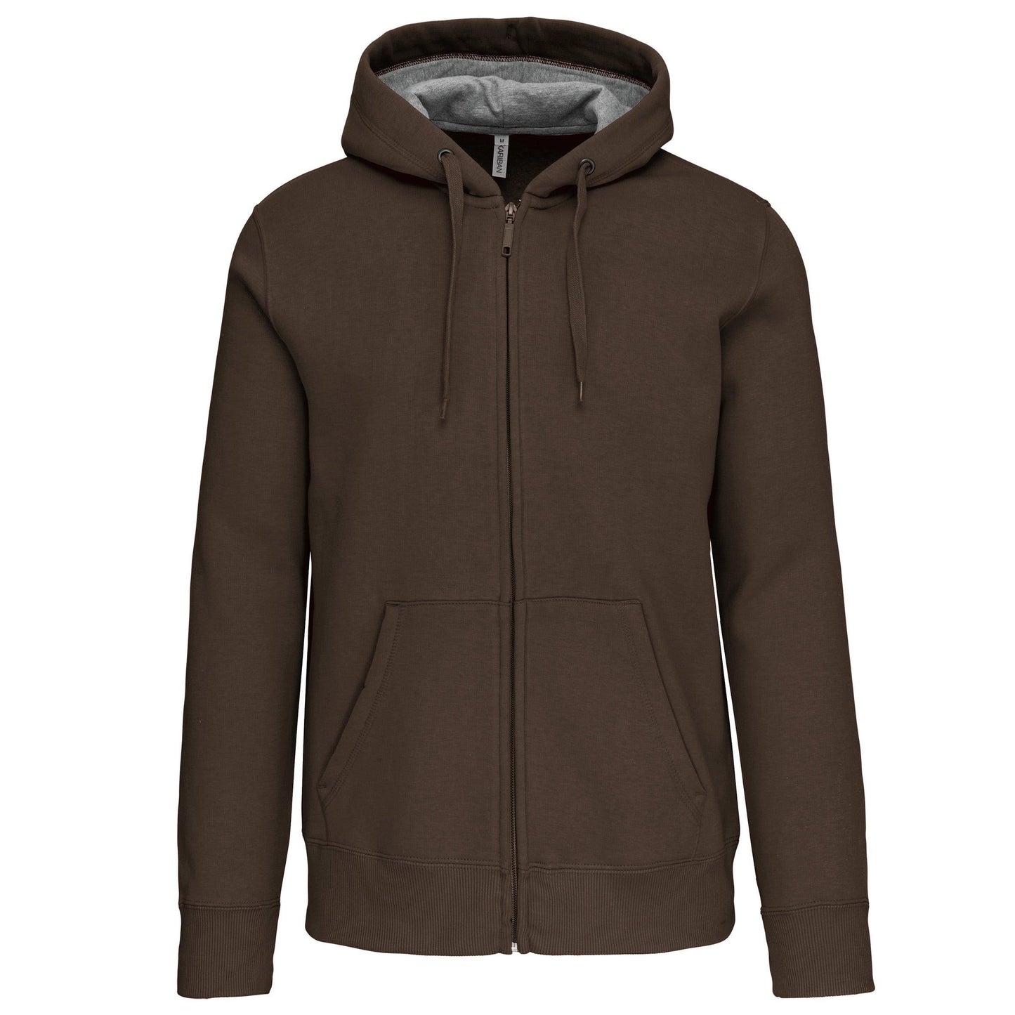 Sweat-shirt zippé capuche unisexe - La-broderie