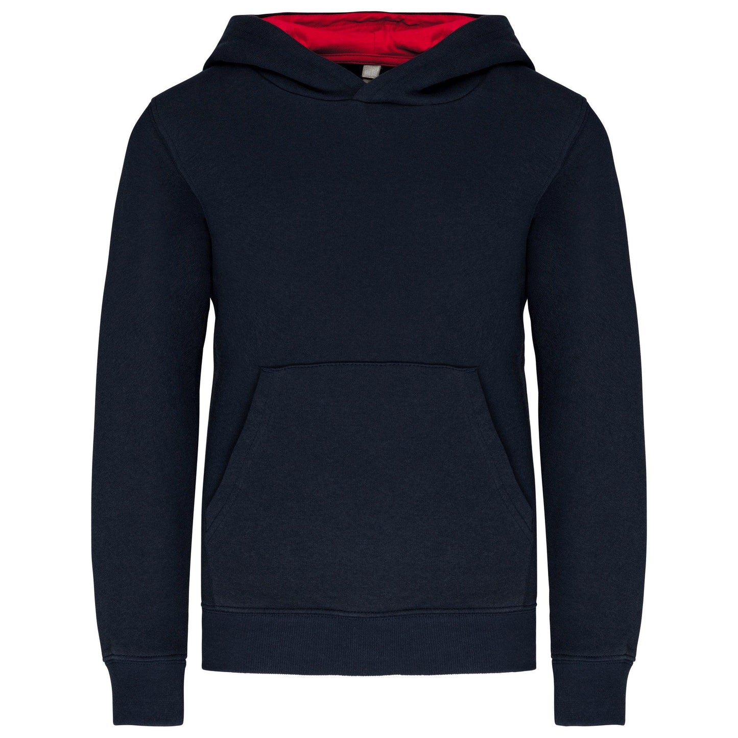 Sweat-shirt capuche contrastée enfant - La-broderie