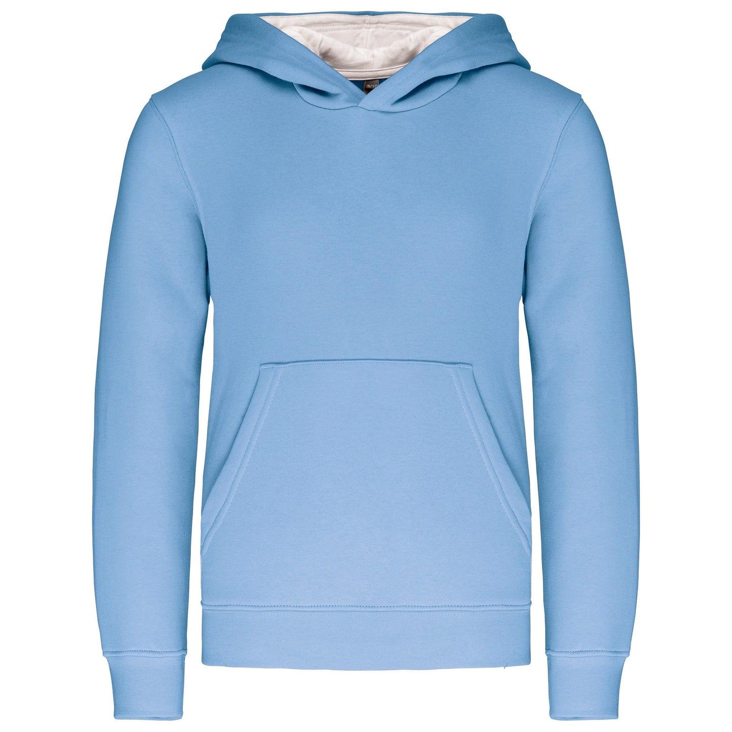 Sweat-shirt capuche contrastée enfant - La-broderie