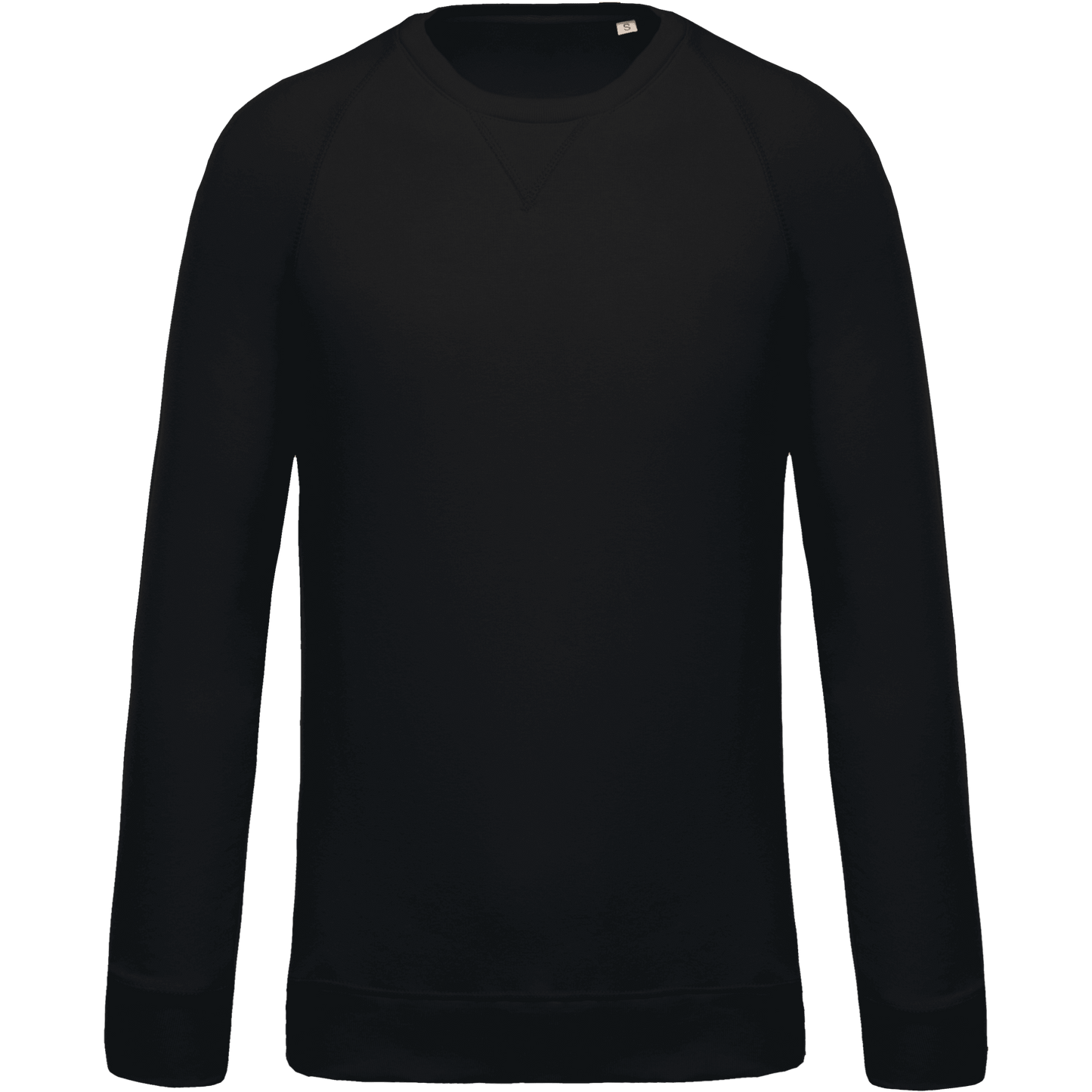 Sweat-shirt Bio col rond manches raglan homme - La-broderie