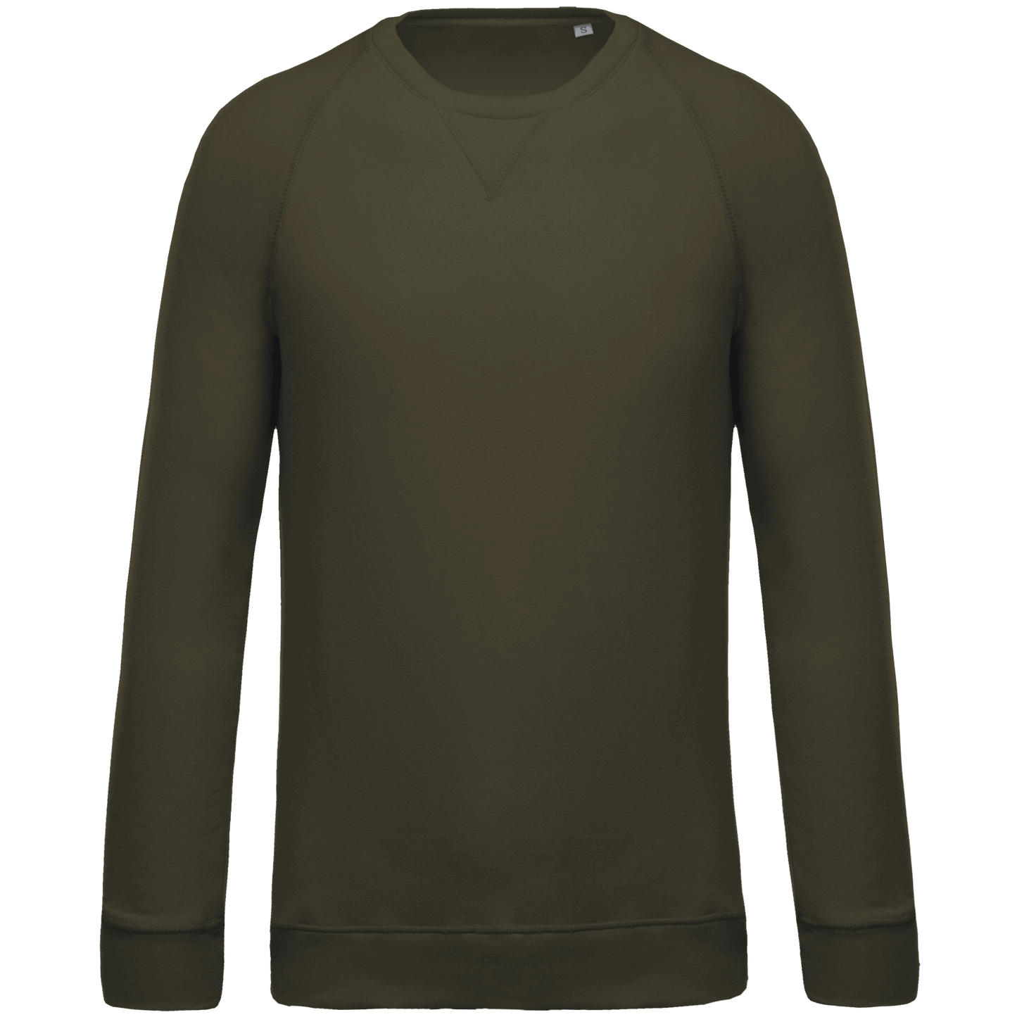 Sweat-shirt Bio col rond manches raglan homme - La-broderie