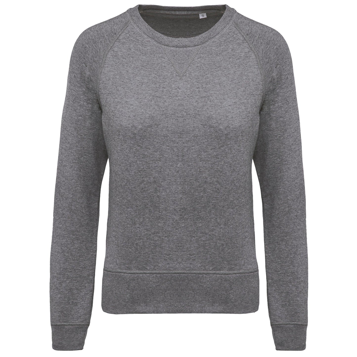 Sweat-shirt Bio col rond manches raglan femme - La-broderie