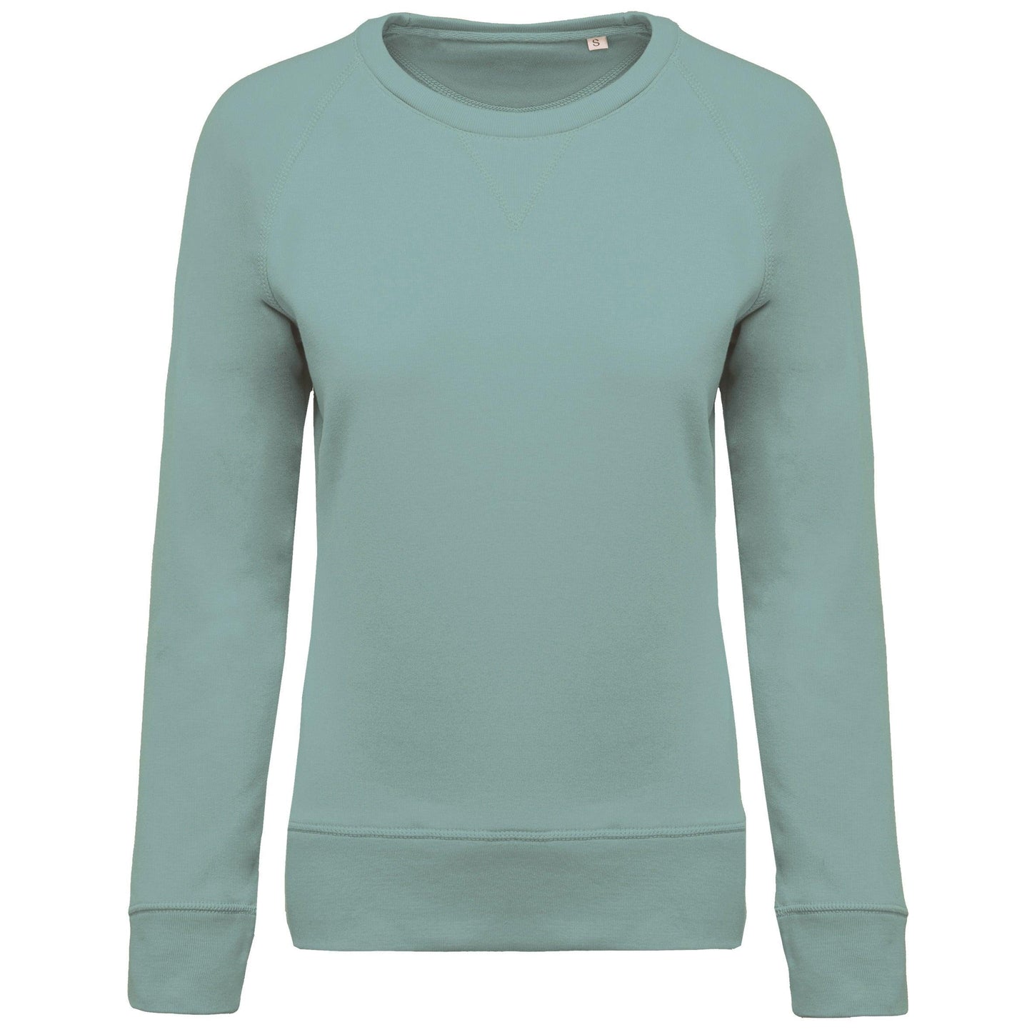 Sweat-shirt Bio col rond manches raglan femme - La-broderie