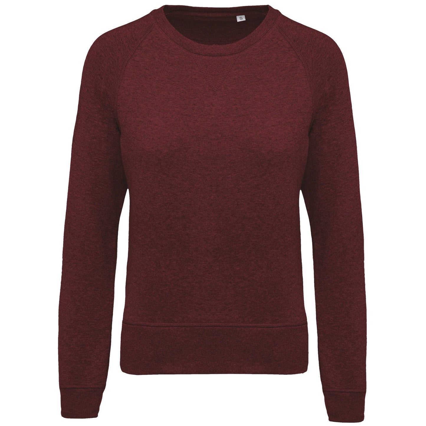 Sweat-shirt Bio col rond manches raglan femme - La-broderie