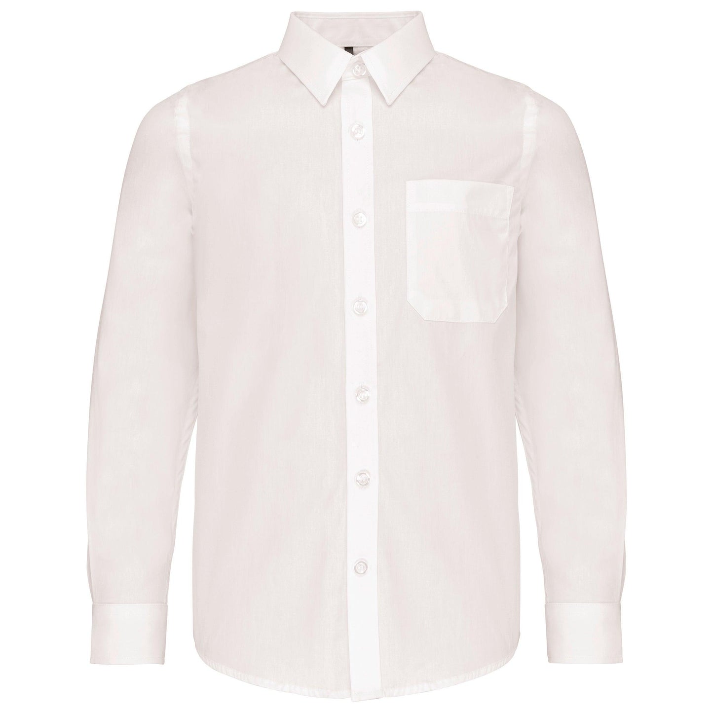 Chemise popeline manches longues enfant - La-broderie