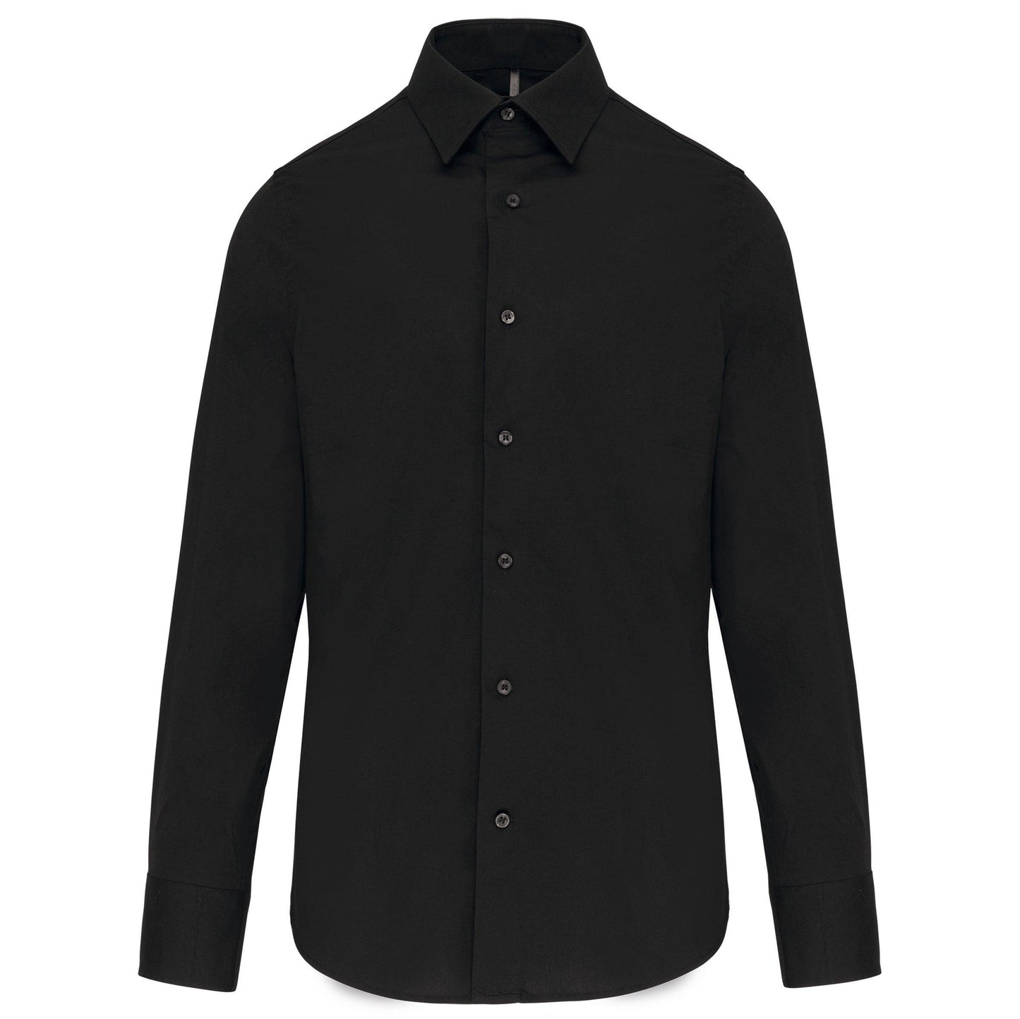 Chemise coton / élasthanne manches longues homme - La-broderie