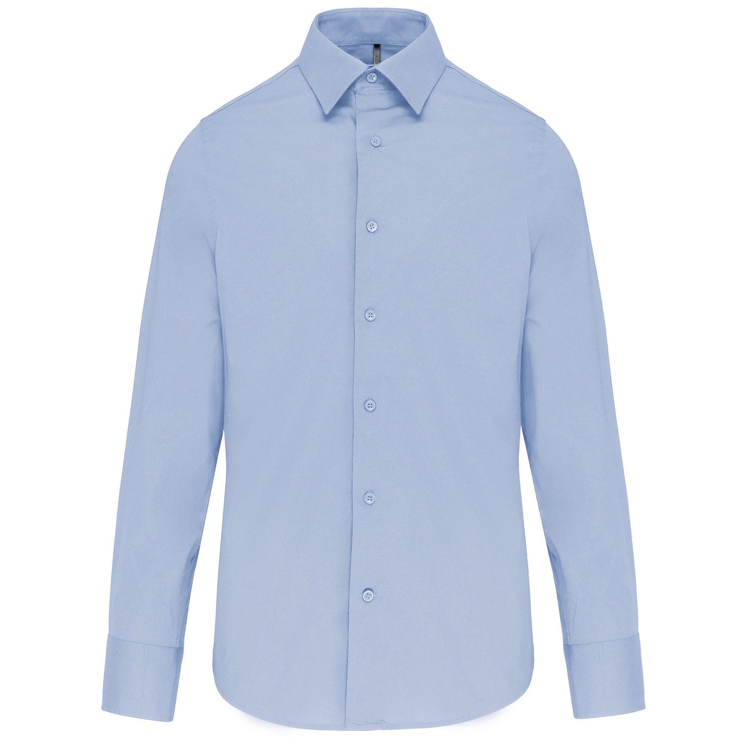 Chemise coton / élasthanne manches longues homme - La-broderie