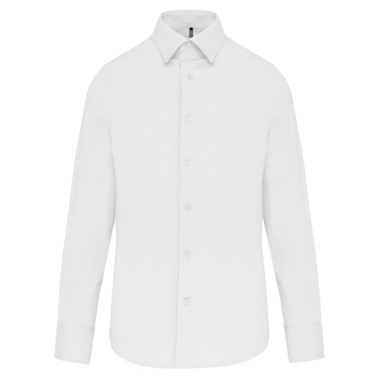 Chemise coton / élasthanne manches longues homme - La-broderie