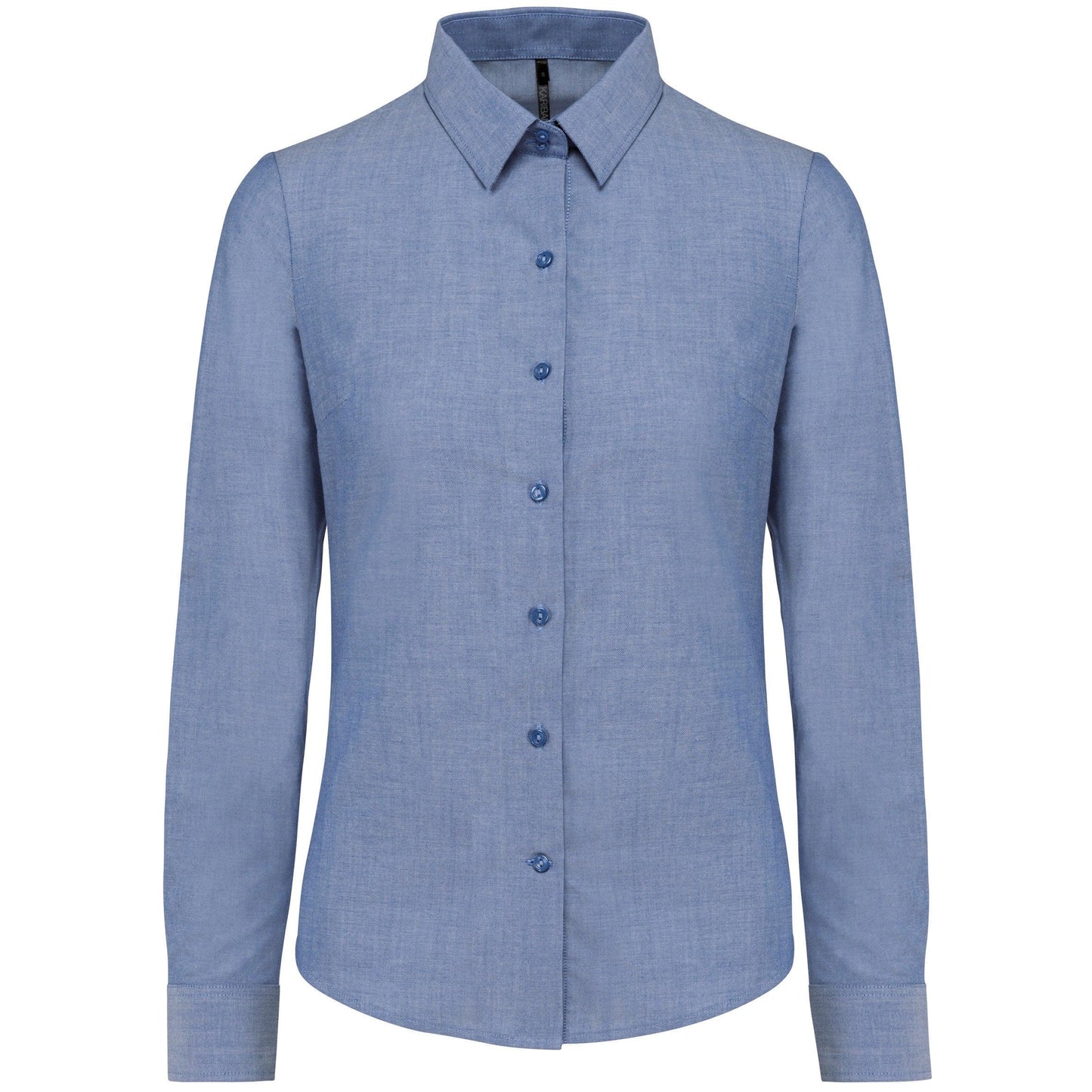 Chemise Oxford manches longues femme - La-broderie