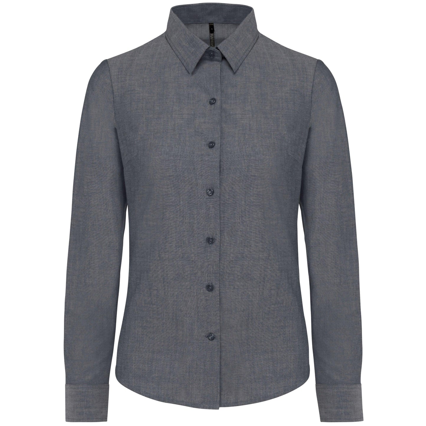 Chemise Oxford manches longues femme - La-broderie