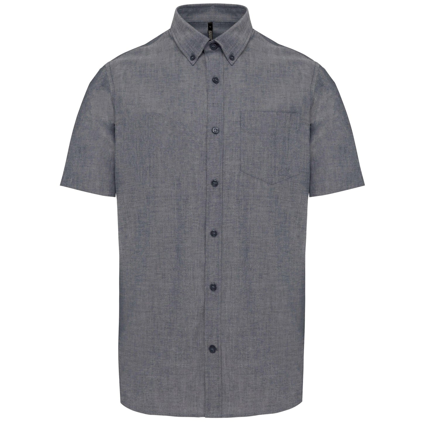 Chemise Oxford manches courtes - La-broderie