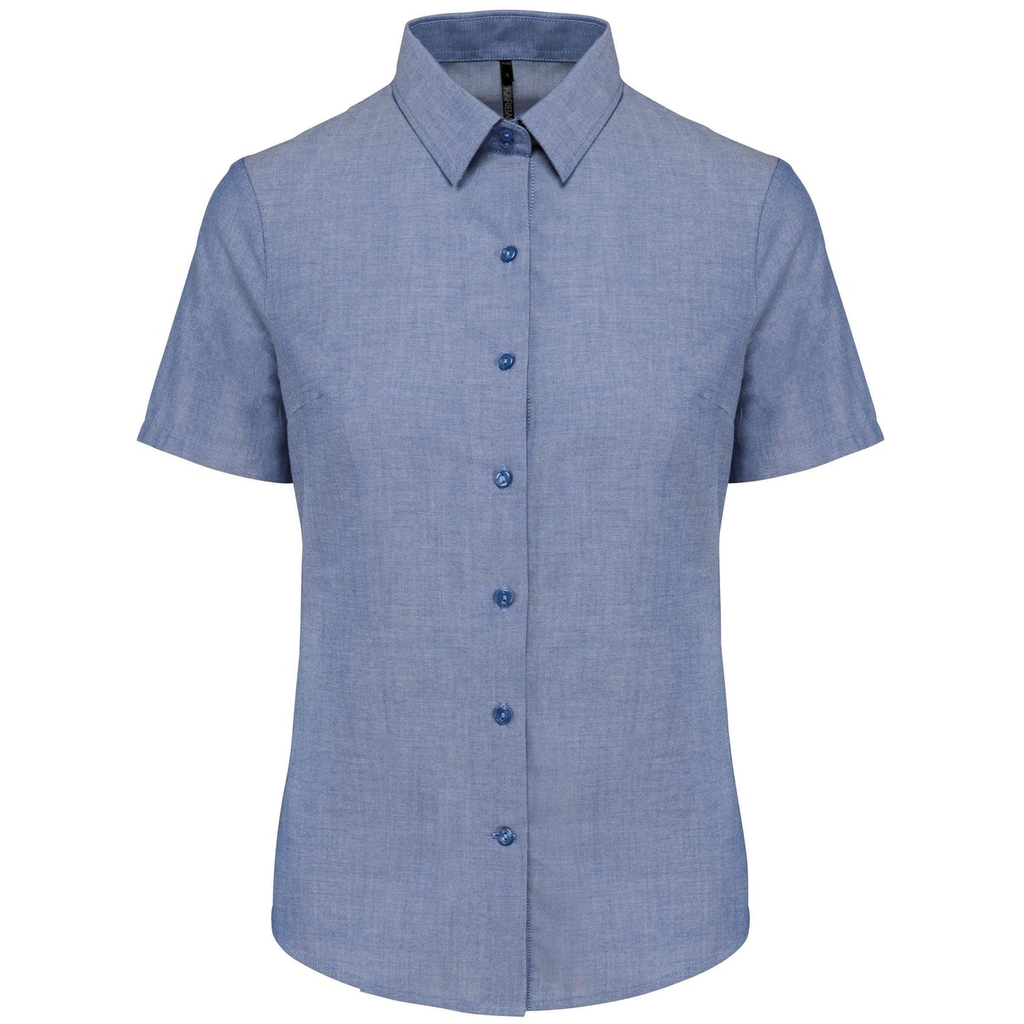 Chemise Oxford manches courtes femme - La-broderie