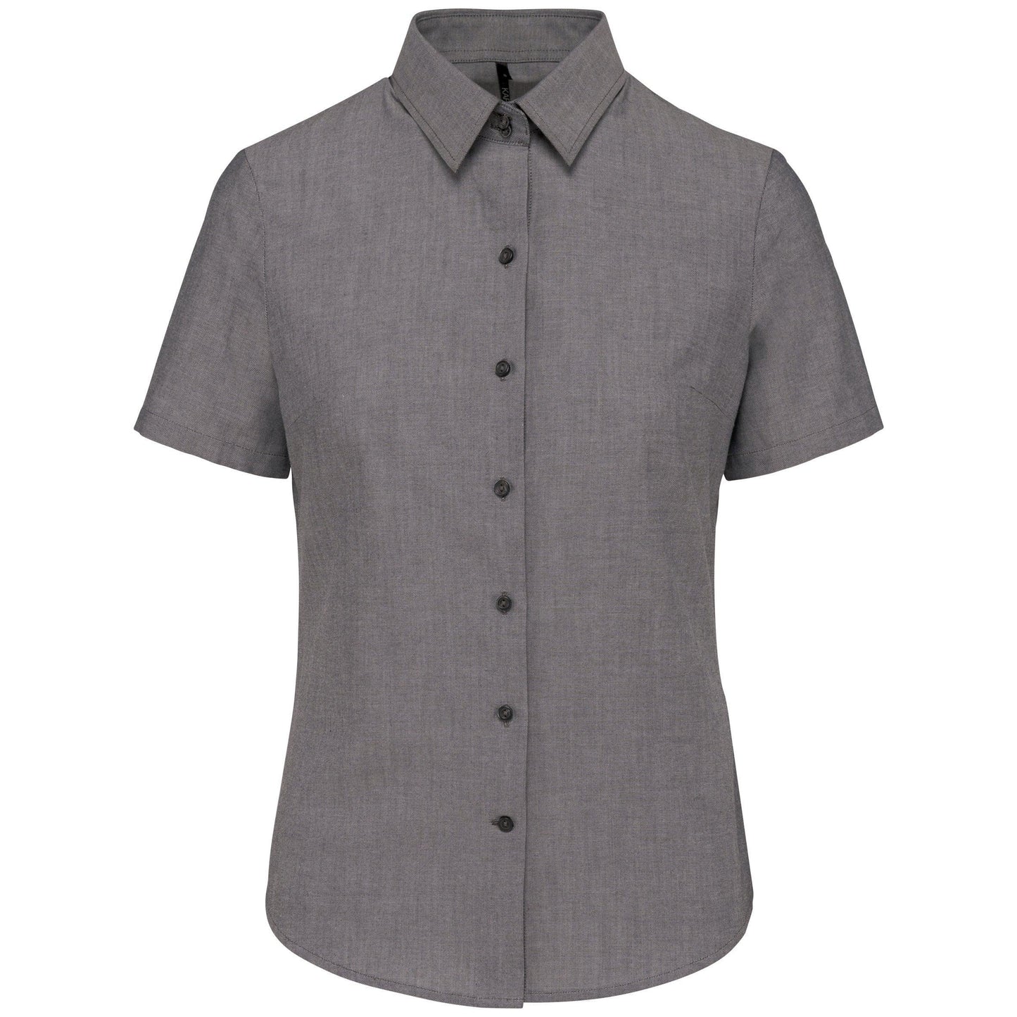 Chemise Oxford manches courtes femme - La-broderie